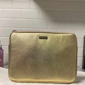 GUC Kate Spade Gold Laptop Bag 12”
